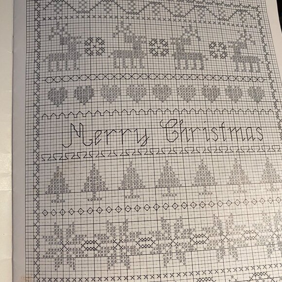 Christmas Heirlooms cross stitch charts collection 1979 Chrismons Noel vintage - Picture 6 of 7